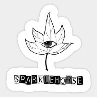 Sparklehorse leaf design Sticker